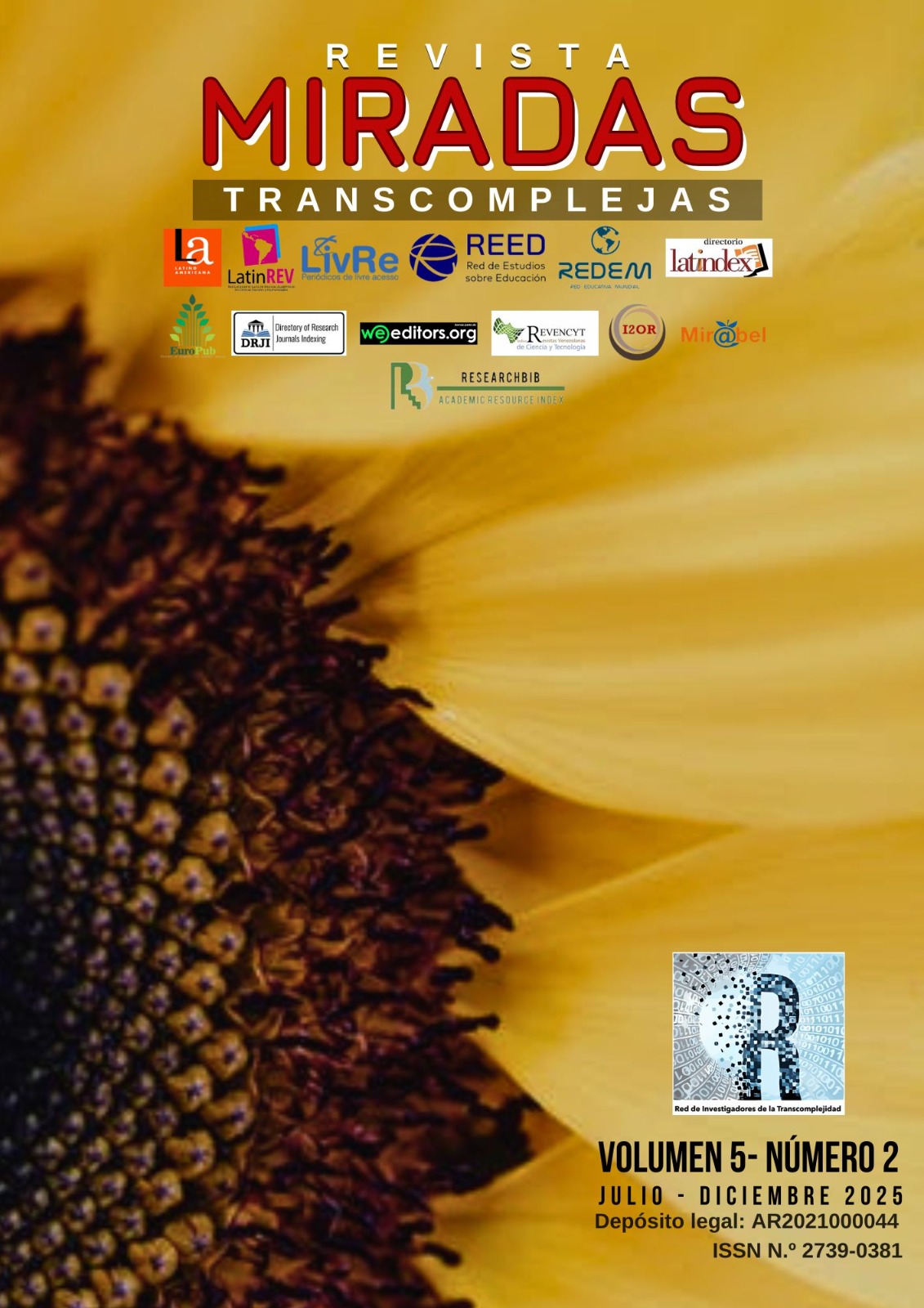 					Ver Vol. 5 Núm. 2 (2025): Revista Miradas Transcomplejas
				